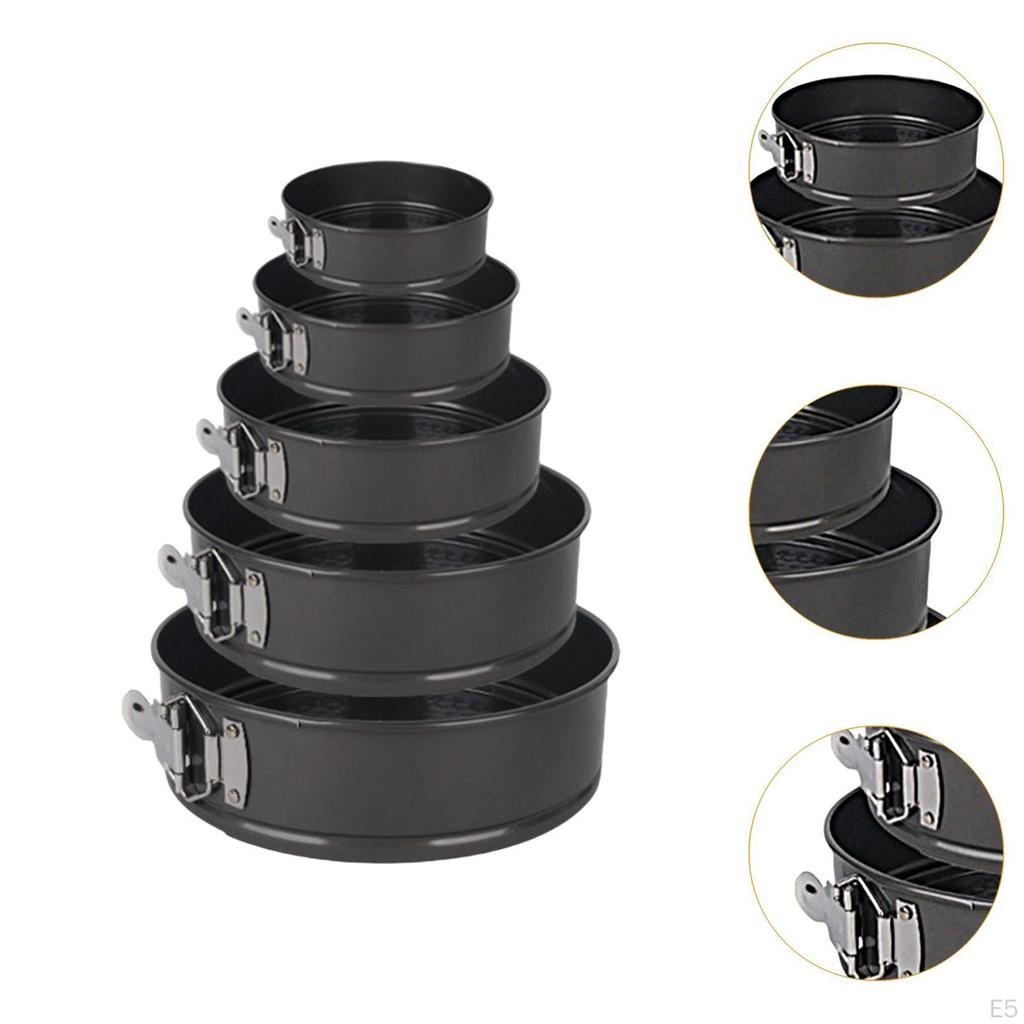 Springform Pan Stainless Steel Baking Tin Cake for Party Wedding 12 18 24cm