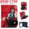 Black Butler Anime Vertical Snap Wallet Bi-Fold Card Holder Unisex Small Coin Purse