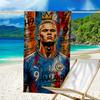 Erling Haa-land's Electric Moment Beach Towel - Soft, Absorbent Microfiber, Lightweight, Ideal for The Beach, Parties, Travel, Camping fan gifts