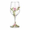 Enamel Clear Stemmed Cup Transparent Glass Goblet Drinkware Tall Glass  Christmas