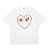 VibeStreet NUOVA T-shirt 100% Cotone T-shirt da Uomo a Forma di Cuore Donna Nuova Marca Originale T-shirt Top da Uomo Estate Manica Corta Moda Ami Amoring