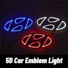 Logo Light for Hyundai VERNA Elantra ACCENT SONATA TUCSON SANTAFE IX35 I30 GENESIS COUPE LED Emblem 5D Car Front Rear Sticker