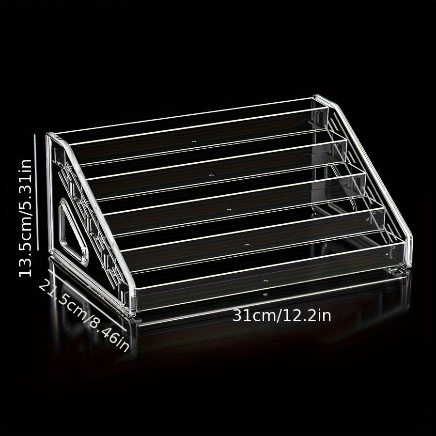 

5-Tier/7-Tier Plastic Multi-Purpose Storage Rack - Stackable Display Organizer for Nail Polish, Toy Cars, Desktop Organizer