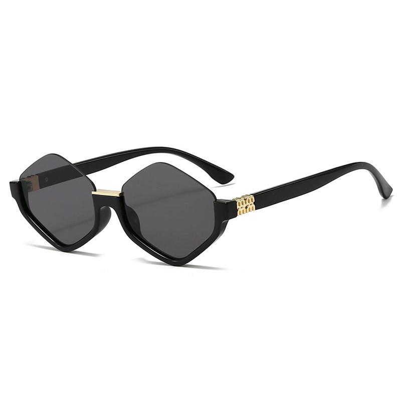 Style Black Frame Sun Glasses With Uv400 Protection For Outdoor Activities And Fashion