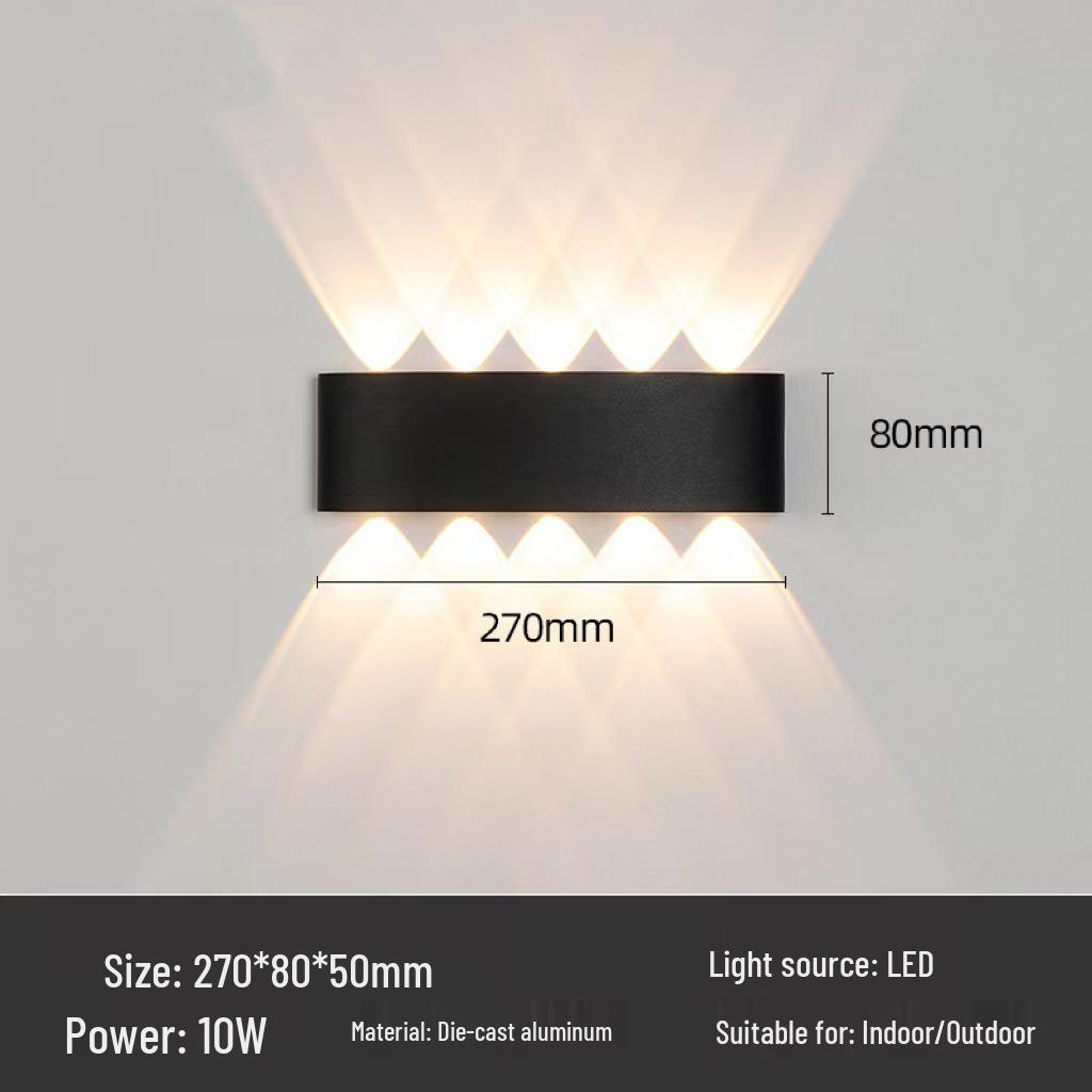 Waterproof LED Outdoor Wall Light for Courtyard, Aisle, Terrace, Villa & Decorative Telescope Lighting
