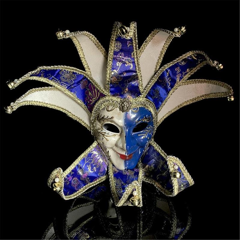 Masquerade Mask Halloween Full Face Mask Masquerade Full Face Mask Costume Accsessory for Halloween Carnivals Party