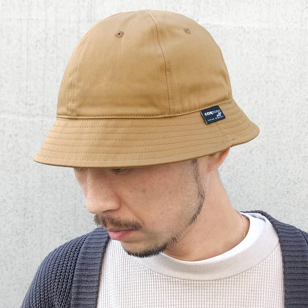 Basic Ench Cordura NYCO Crew Made with Japanese Cordura Fabric and Back Mod Coat One Size Fits and Hat, Satin, Hat, All, Navy, Men's Women's