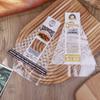 100 sztuk Papierków do kanapek Specjalne Jednorazowe Łatwe do Rozerwania Przezroczyste Trójkątne do Ciasta Pieczenia Jedzenia Folia Plastikowa Torba do Pakowania Chleba
