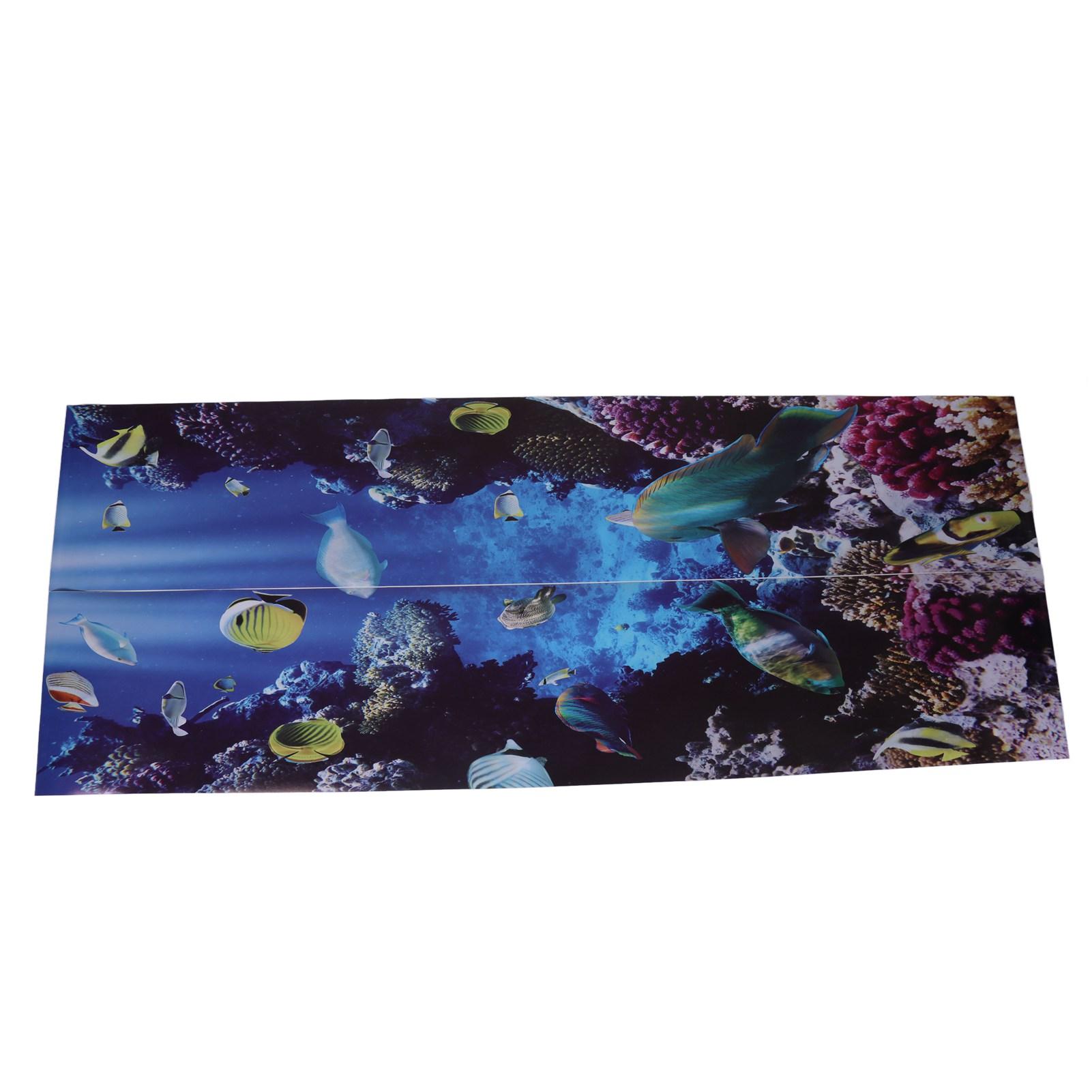 

2pcs Door Sticker Underwater World Pattern Frosted Texture Self Adhesive Waterproof 3D Door Poster for Home