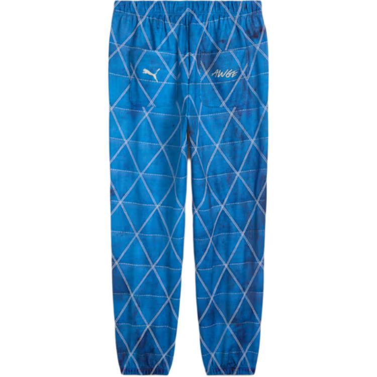 Puma x A$AP ROCKY Quilted Sweatpants Clyde Royal Unisex Bottoms Blue 631123-01