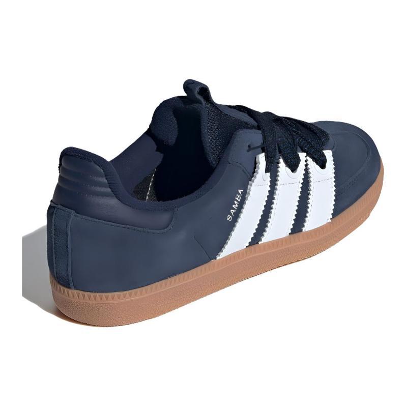 Adidas Women's Samba Og 'Thick Stripes Night Indigo Gum' Sneakers ID0286