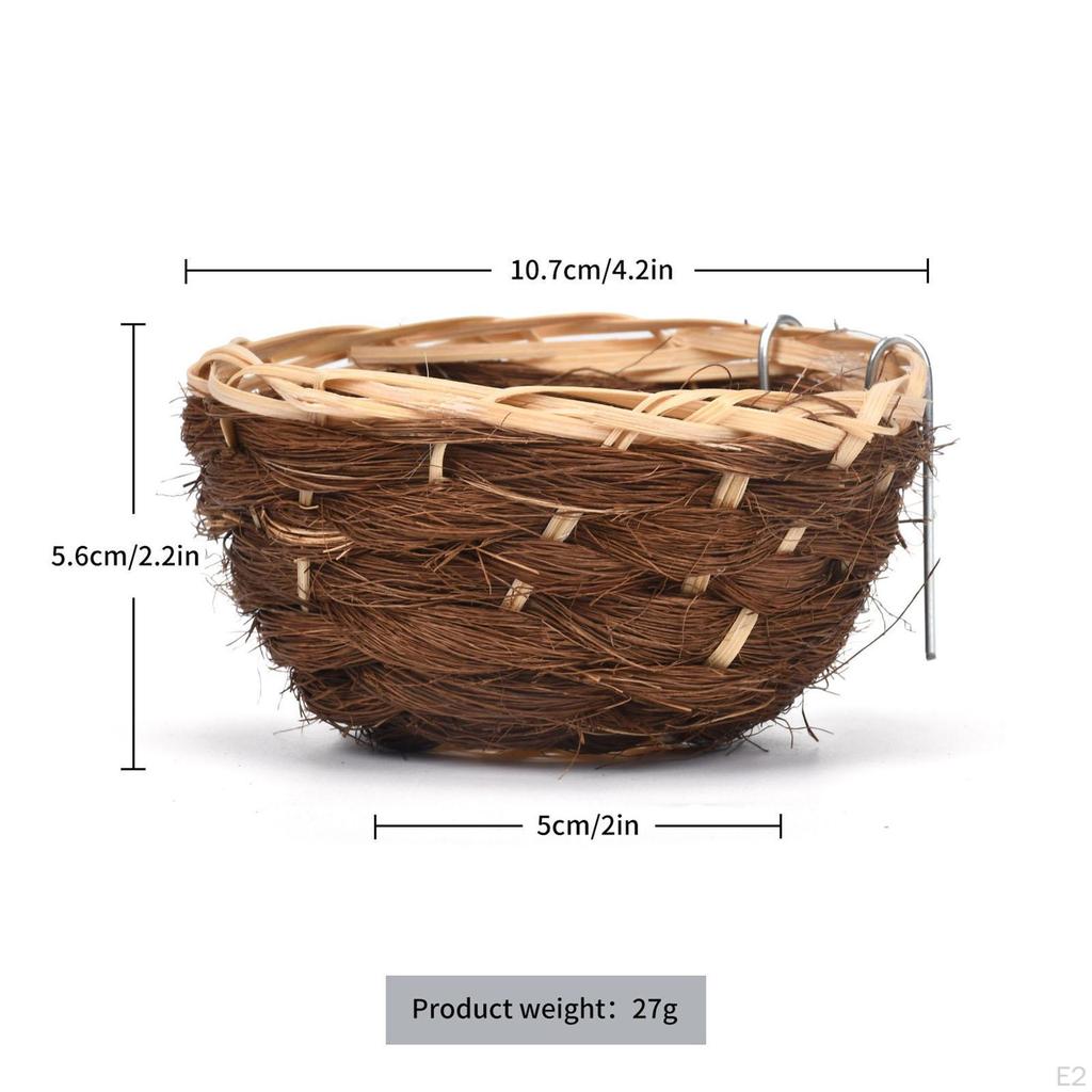 Bambus Gewebt Vogel Nest Haus Schlafplatz Gartenarbeit Geschenk Shelter Zucht Cave Hängen Hütte für