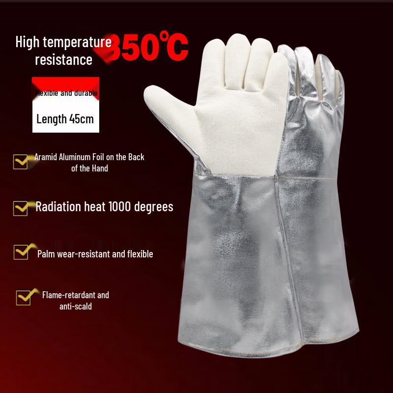 High-Temperature Fire-Resistant Protective Gloves