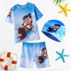 Boys' Nezha Ao Bing Short Sleeve Sun Protection Two-Piece Swimsuit for Toddlers and Small Kids 2026