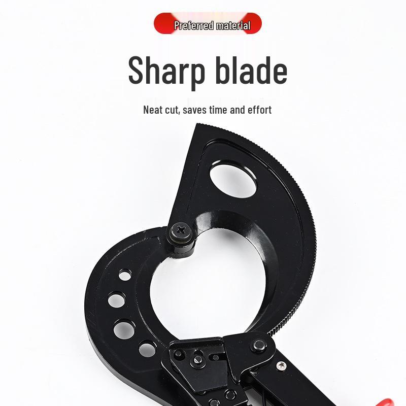Ratchet Electrician Tool: 325A Cable Cutter & 520A Wire Stripper for Copper and Aluminum Pliers
