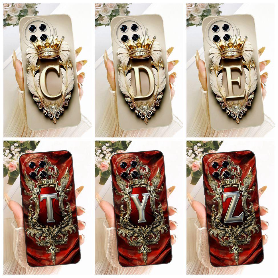 For Tecno Spark 20 Pro Plus Case Cover Luxury A-Z Letters 2D Painted Silicone Casing For Tecno Spark 20 Pro+ KJ7