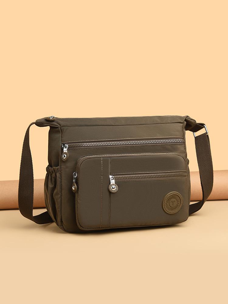 Women's Waterproof Nylon Single Shoulder Crossbody Bag - Casual Fashion, Simple Mom Shopping Bag