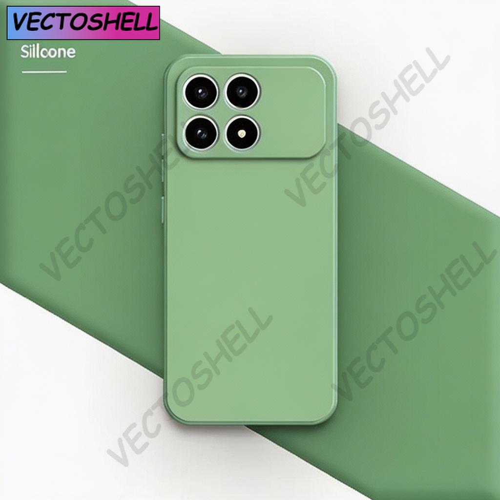Original Silicone Phone Case For Xiaomi Poco F8 Pro Ultra X8 Pro Max Fundas High Qualtiy Soft Internal Flocking Back Cover