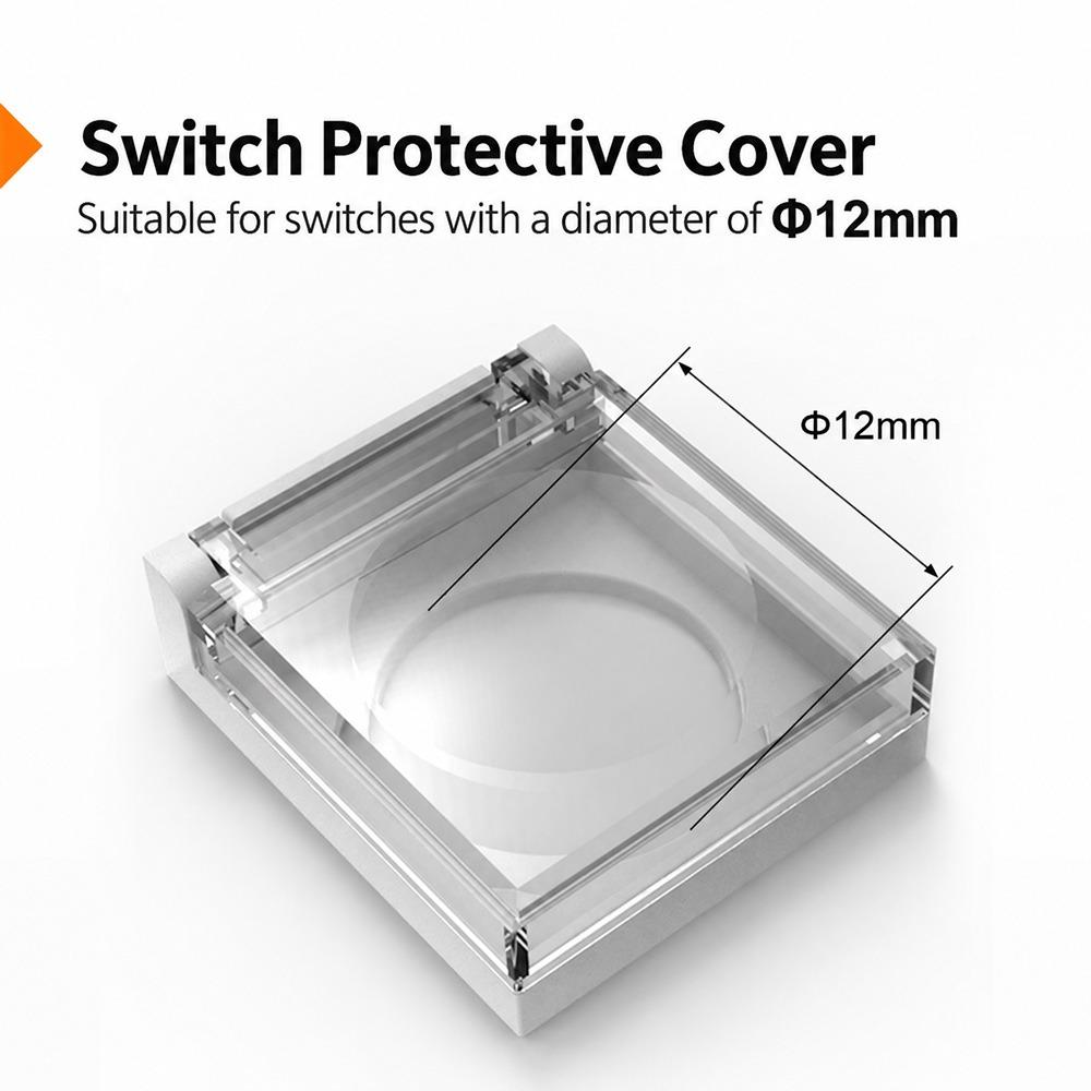1Pcs ABS Base Button Switch Protective Cover for Industrial Panel Control Box