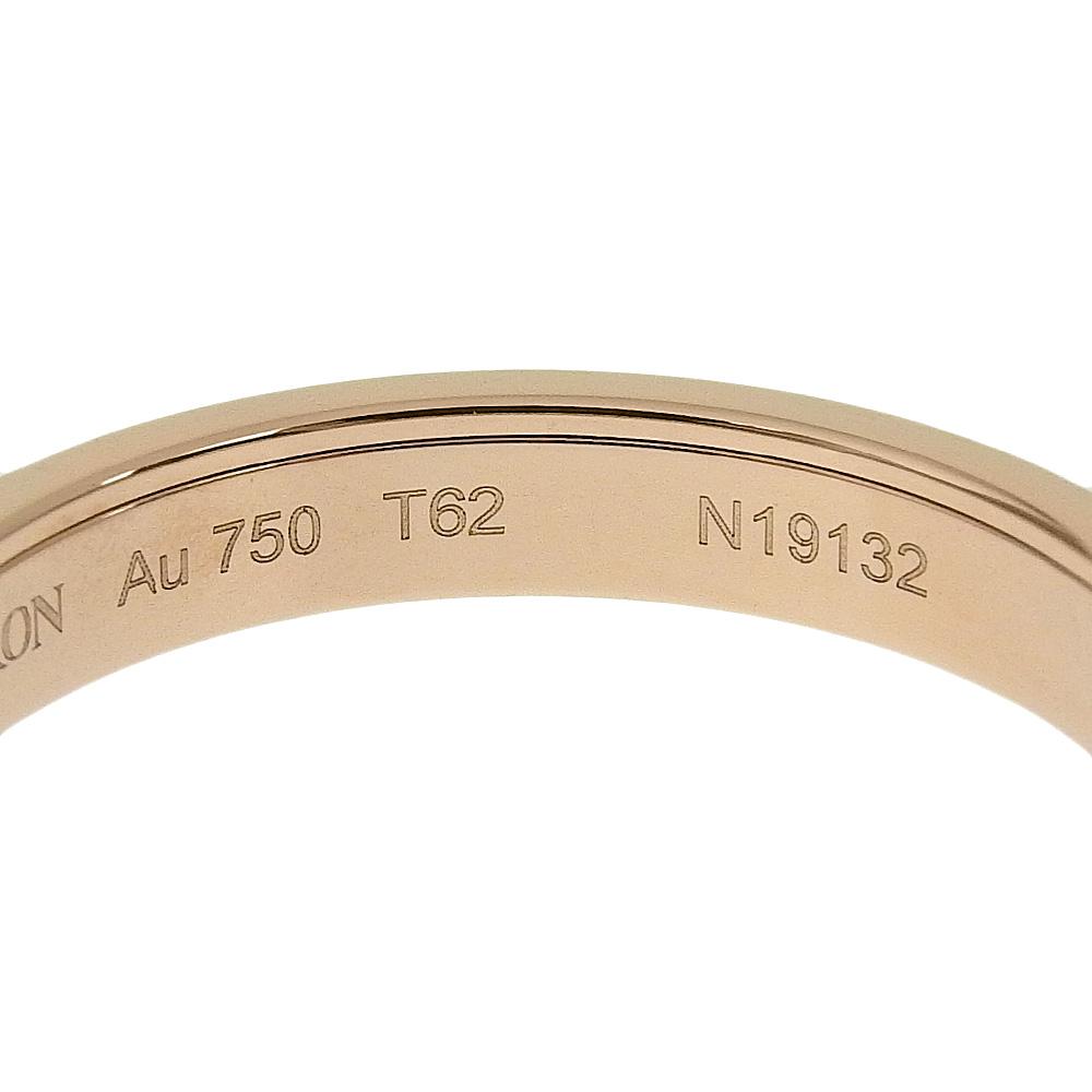 Boucheron Cattle Ring Classic Ring K18 Pink Gold #9.9(US Size) 5g Mens Used