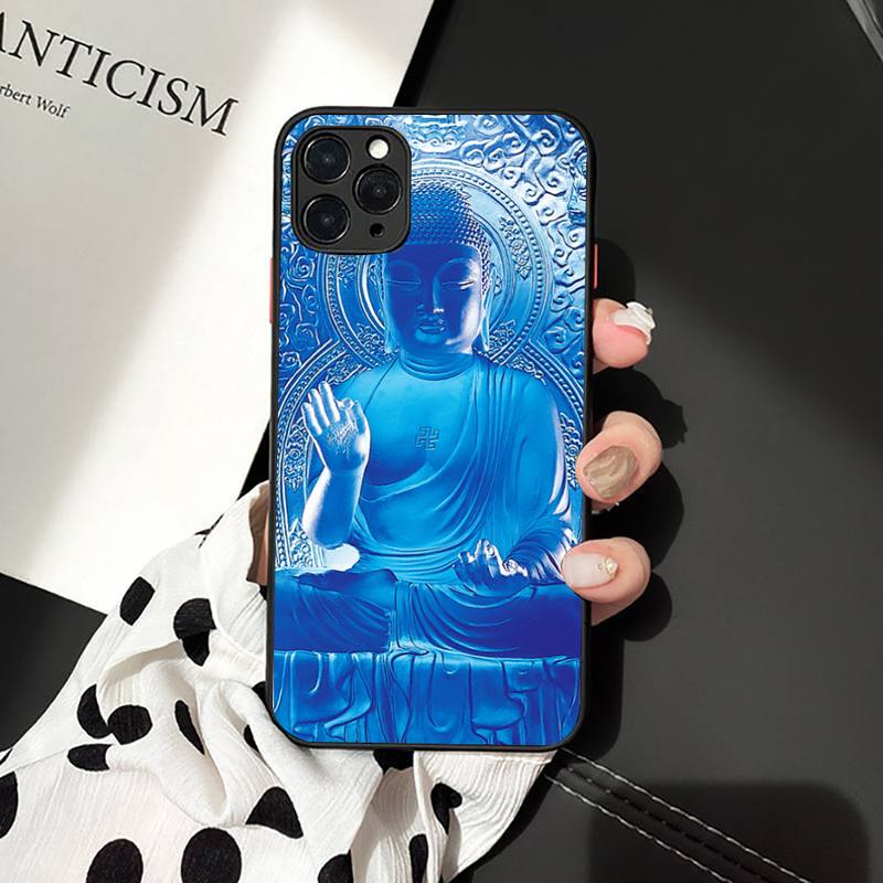 Retro Galactic Gautama Buddha Budha Phone Case for iPhone 11 12 13 Mini Pro XS MAX 8 7 6 6S Plus X 5S SE 2020 XR Case