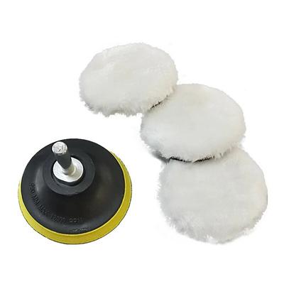 Σετ Δίσκων Γυαλίσματος από Απομίμηση Μαλλιού 5τμχ Μπάλα Μαλλιού Ομορφιάς Αυτοκινήτου 3 Ίντσες/4 Ίντσες/5 Ίντσες Αξεσουάρ Γυαλίσματος Αυτοκινήτου