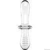 Satisfyer - gode double cristal transparent -