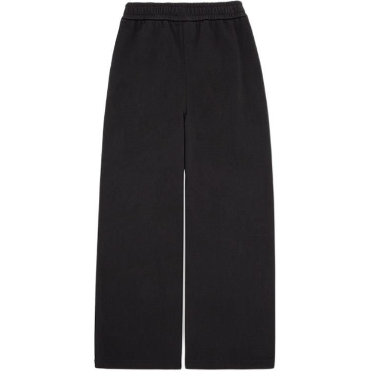 MLB New York Yankees FW25 Solid Color Loose Fit Sports Wide Leg Comfortable Slimming Casual Pants Women bottoms 3FPTB1054-50BKS