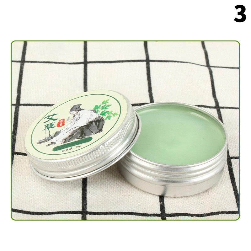 1 Box Mugwort Ointment Moxa Plaster Moxibustion Summer Cooling Oil Protection Accessory Cream Repel Mosquitoes Relieve Itching