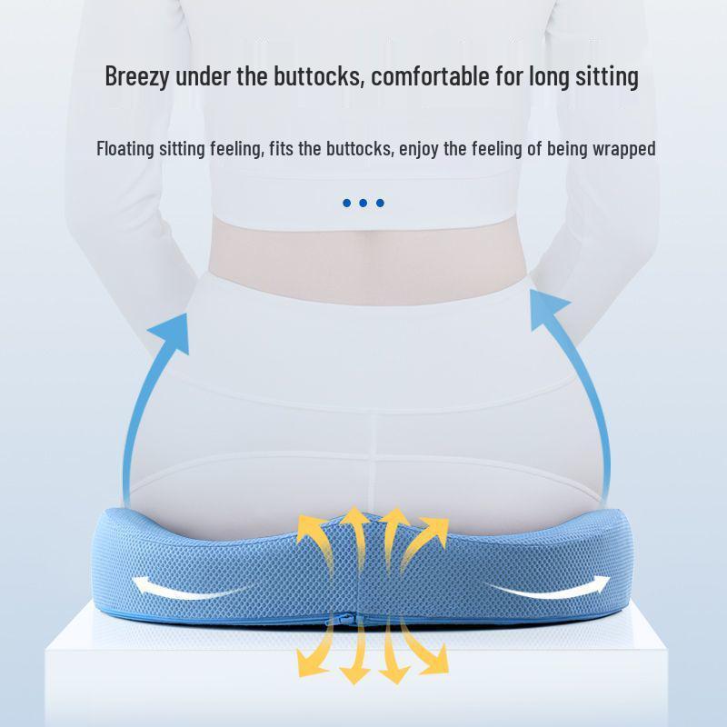 Silicone Honeycomb Gel Seat Cushion – Cool Summer Comfort for Office or Car