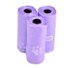 20 Rolls Garbage Clean Up Heart Bag Pet Dog Cat Waste Poop Pick Up Bag Black