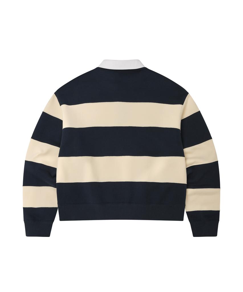 COVERNAT WOMAN Women'S Rugby Sweatshirt Navy