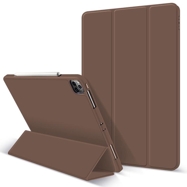 2026 iPad 11-inch Tri-fold Magnetic Leather Case: Protective Cover for Air/Pro