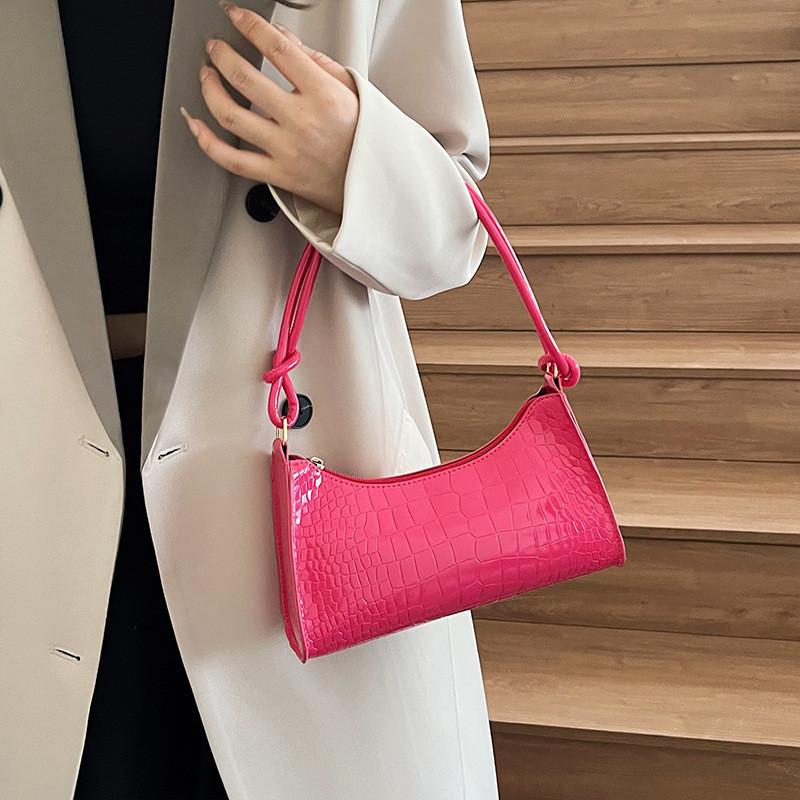 Stylowa Koreańska Damska Torba Ręczna Modna Torba Tote Do Codziennego Użytku W Kolorze Czarnym Niebieskim Różowym I Bordowym