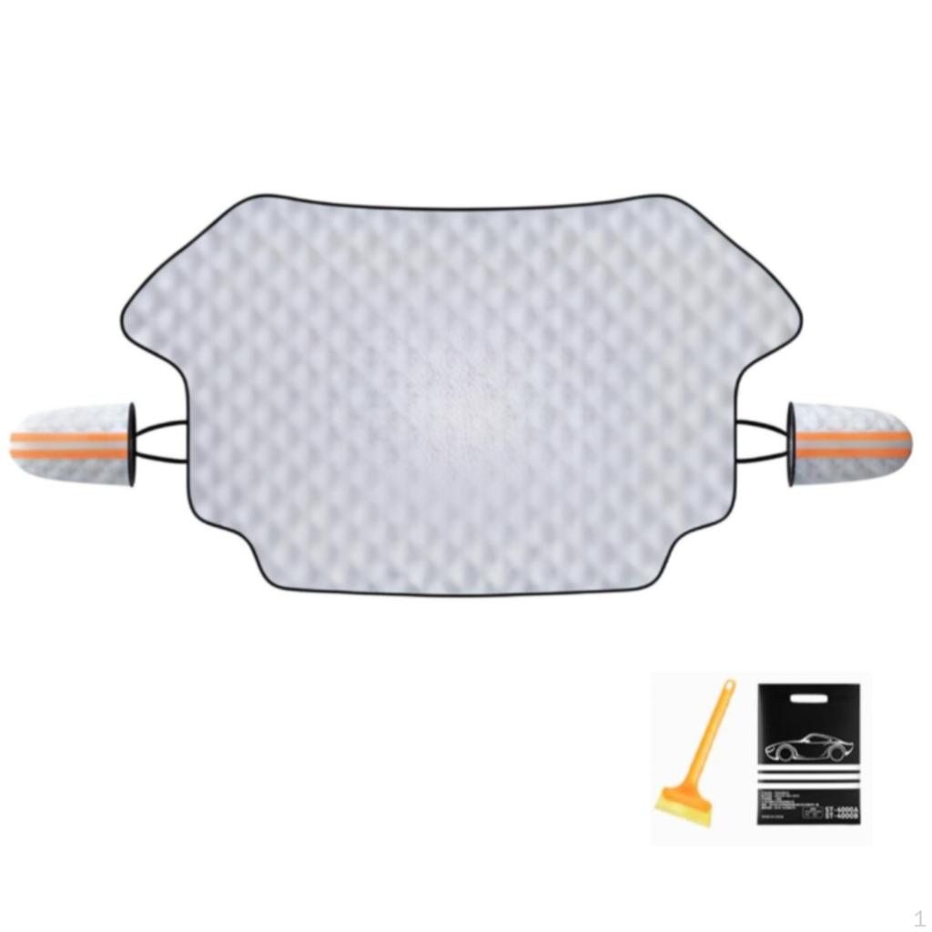 Windshield Winter Cover, Ice Protector, Waterproof, sturdy Duty, Universal Fit 9 Magnets Hatchback