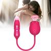 Sucking Rose Women Toy Vibrator With Thrusting Vibrating Egg Valentine Gift