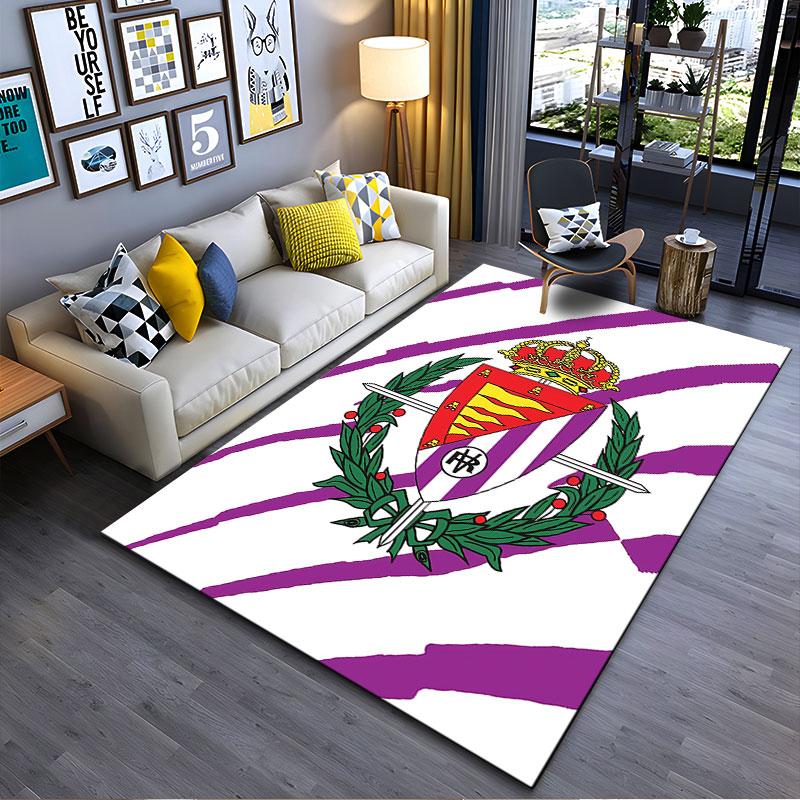 Purple Striped Royal Crest Carpet suitable as a non-slip mat for the living room or bedroom sofa