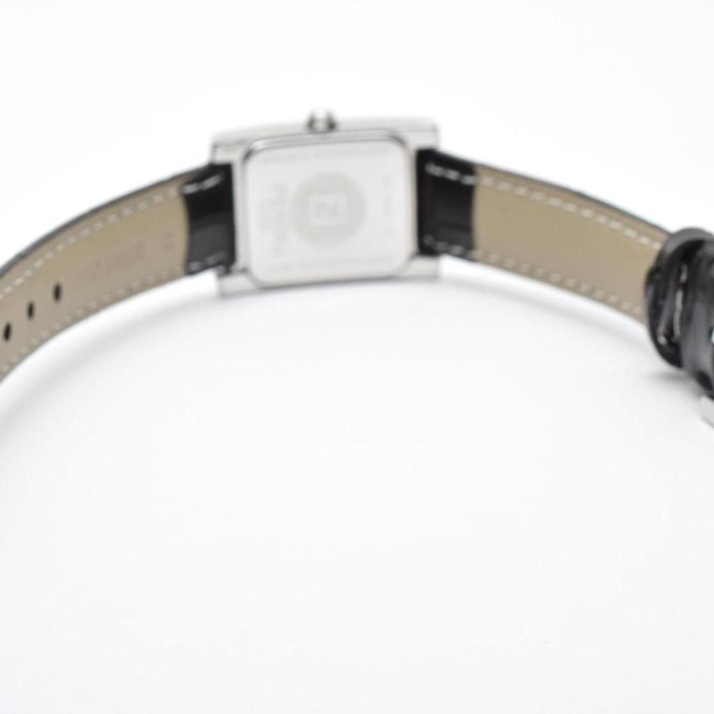 Used Good Condition FENDI Women's Watch Square Black Dial