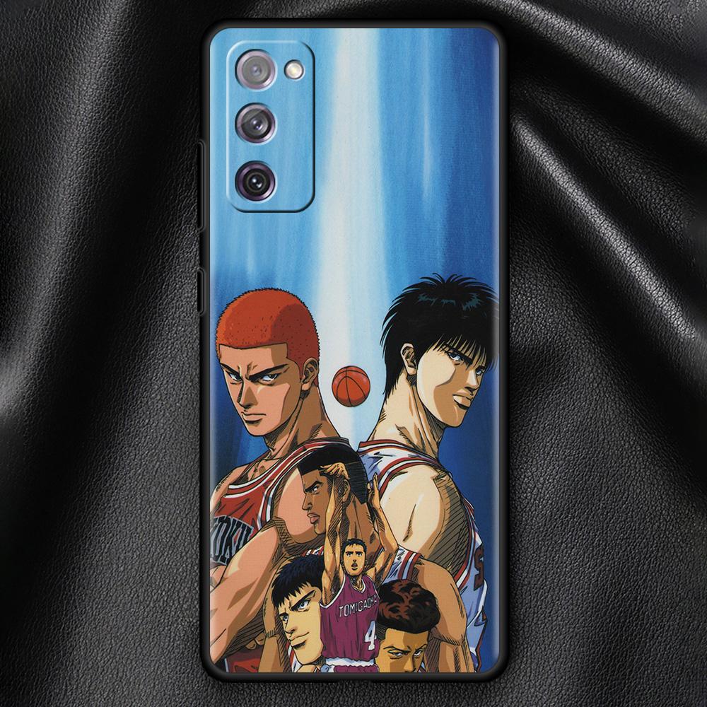 Anime SLAM DUNK Soft Black Case For Samsung Galaxy S21 Ultra S20 FE S10 Plus S10e S9 S8 S7 M51 M31 Silicone Shell Phone Cover