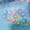 6/12/20PCS Cute Mini Stingray Luminous Small Ornament Glowing In The Dark Miniatures Turtle Micro Landscape Home Decor Gift