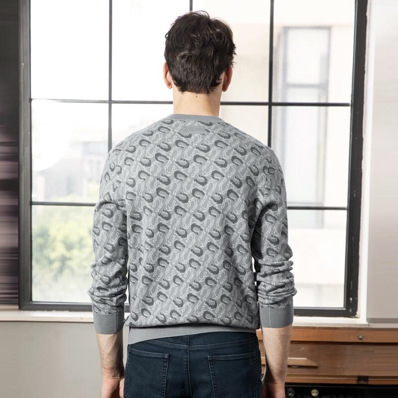 VICUTU Men's Business Casual Wool Blend Knit Sweater