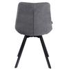 LAPO Swivel Chair Upholstered In Light Beige Fabric
