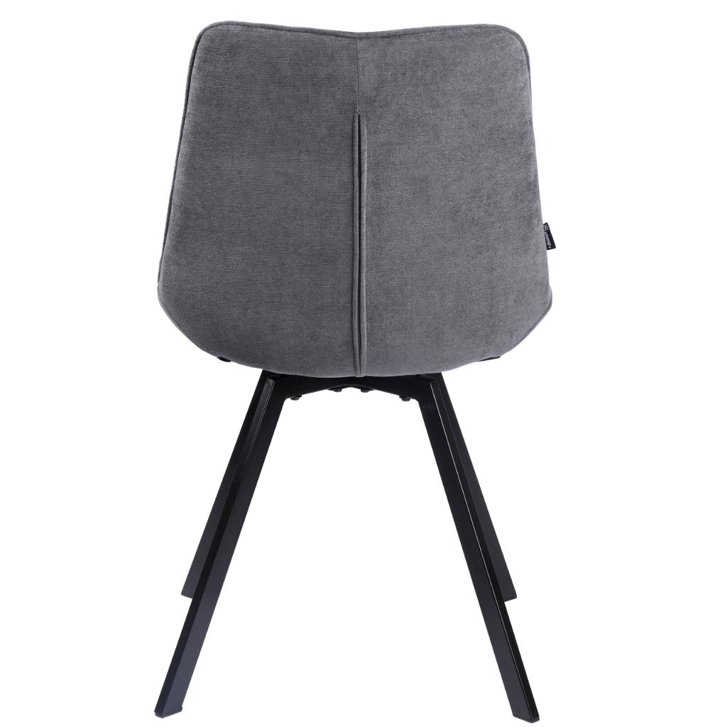 LAPO Swivel Chair Upholstered In Light Beige Fabric