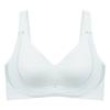 Women's big breasts show small thin petal cups with secondary breasts, anti-sagging and seamless large size wide shoulder straps, bra cover.