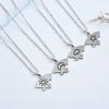4pcs/set Necklace Combination Jigsaw BFF Necklace Sun Moon Cloud Star Necklace  Friendship