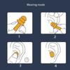 1/5/10pcs Soft Silicone Corded Ear Plug Protector Reusable Hearing Protection Anti-noise Sleep Aid Comfortable Silicone Earplugs