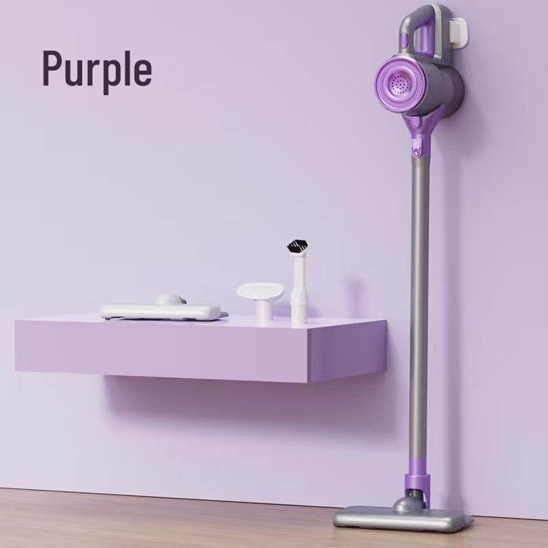 

Cordless Handheld Vacuum Cleaner with Strong Suction, High Power, and Integrated Mop for Pet Hair Removal English Packaging фіолетовий