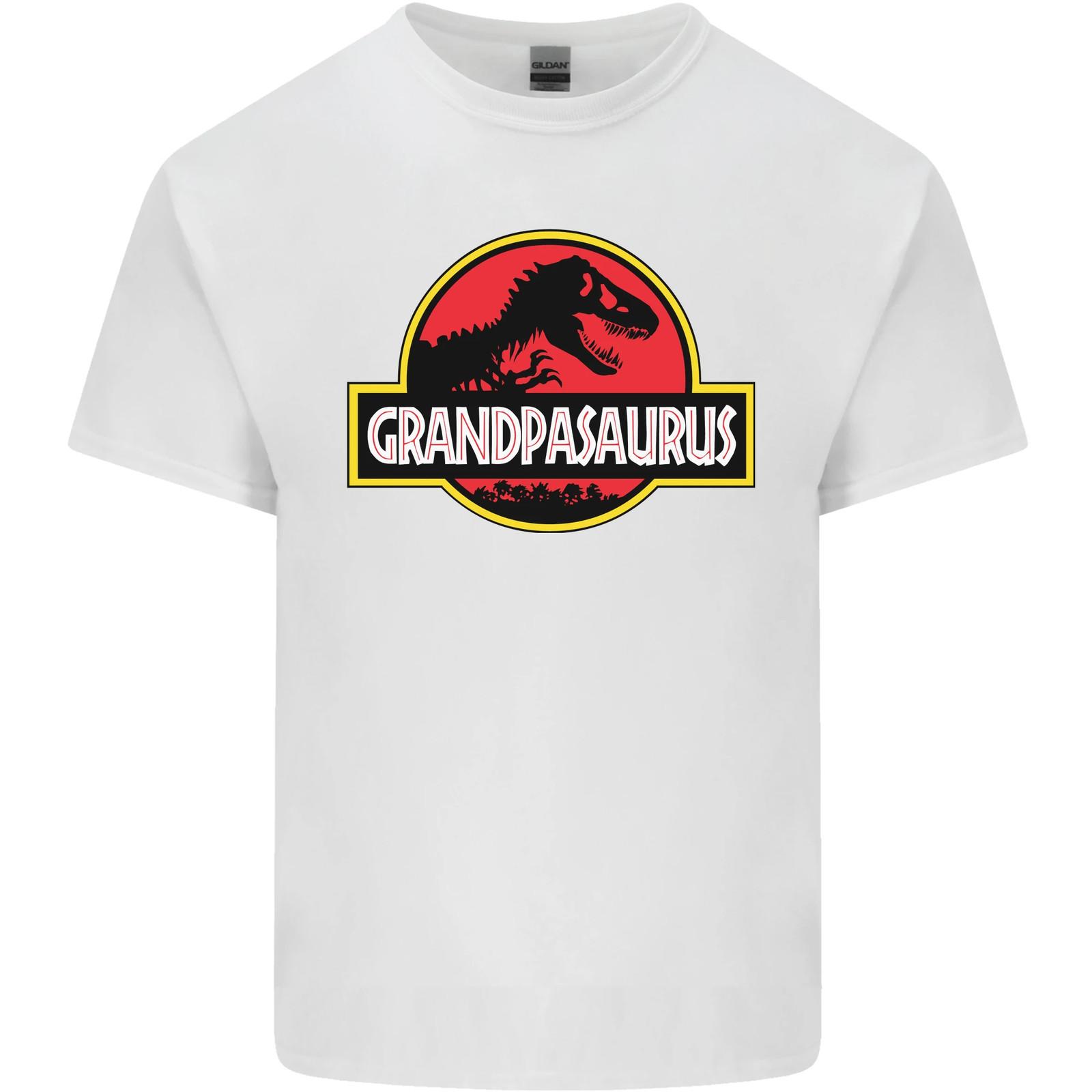 Grandpasaurus Funny Grandpa Grandad Mens Cotton T-Shirt Tee Top S