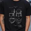 Frank Lloyd Wright Chair Us Patent T Shirt For Architect Furniture Maker Interior Designer Craftsunisex Vintage Graphic