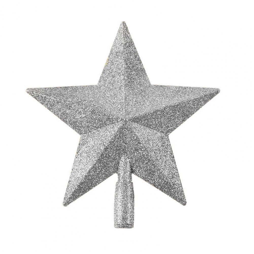 Lovely Fine Workmanship Xmas Indoor Decor Star Tree Topper Multi-colors Sturdy Star Tree Topper Party Supplies